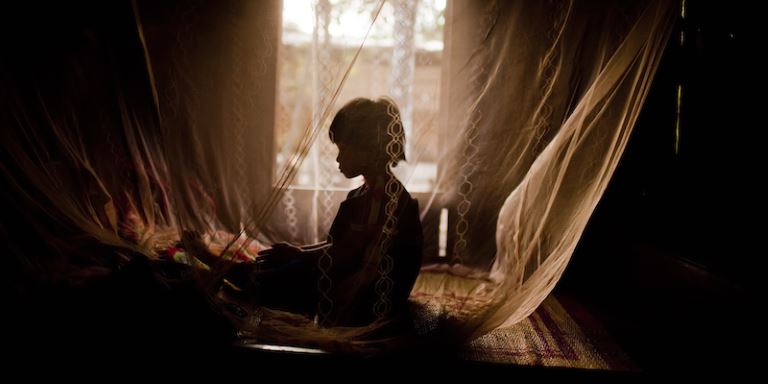 Mosquito nets protect children against malaria in Viet Nam. Photo credit: Justin Mott/ADB.