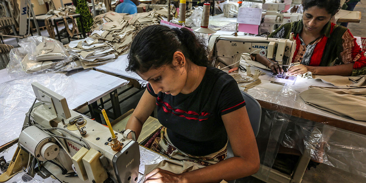 Manufacturing, a sector that employs a lot of women, has been gravely affected by the mandatory lockdowns implemented to control the spread of COVID-19.   Photo credit: ADB. 