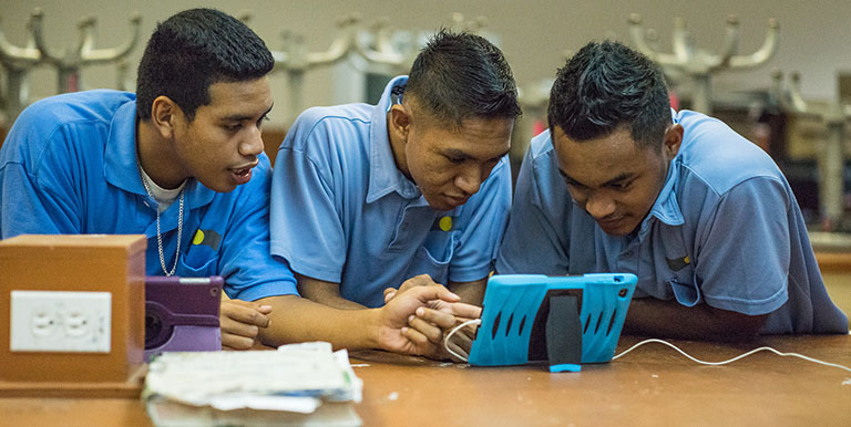 How to best leverage technology-mediated modalities in education is one of the postsecondary education challenges that must be addressed. Photo credit: ADB.