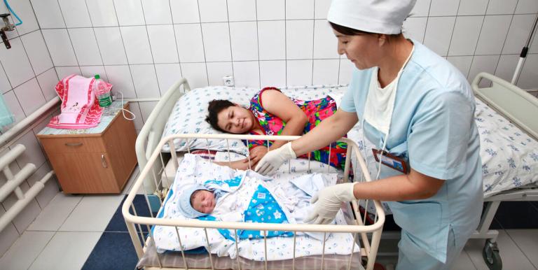 Targeted training programs for doctors, nurses and technicians help enhance service quality and promote gender-sensitive care. Photo credit: ADB.