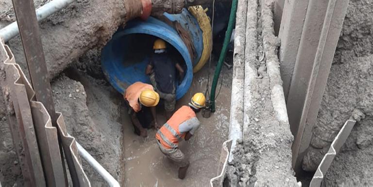 The intervention program included the replacement and rehabilitation of water distribution network pipelines. Photo credit: ADB.