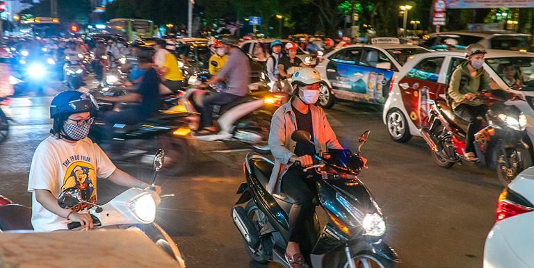 There has been an uptick in the use of motorcycles in Southeast Asia. Photo credit: ADB.