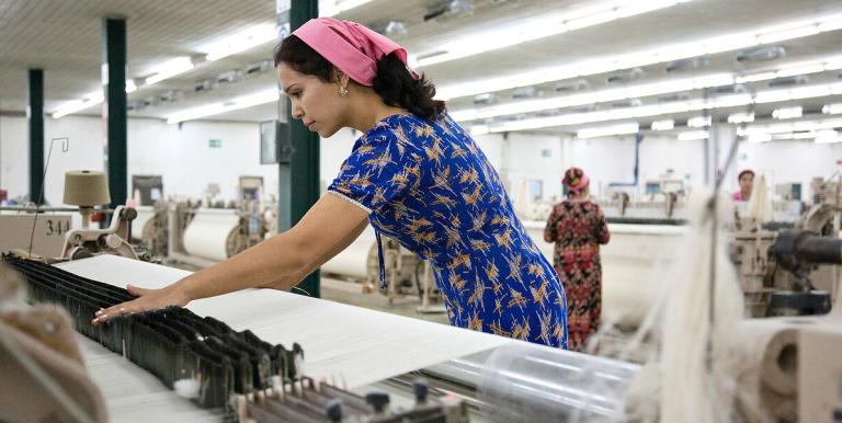The value-added processing of raw materials within the region prior to export can benefit Central Asian economies. Photo credit: ADB.