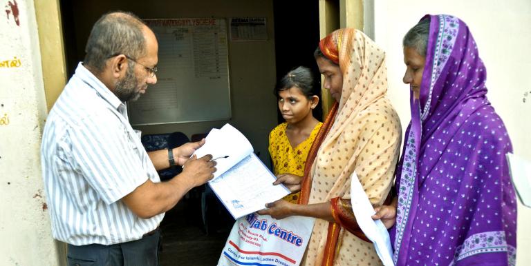 Integrated social registries help governments quickly identify and support households when needs rise. Photo credit: ADB. 
