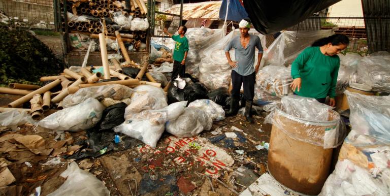About 40% of plastic waste comes from packaging. Photo credit: ADB.