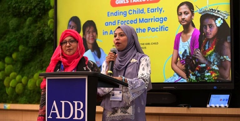 The 2025 International Day of the Girl celebration emphasizes that girls have the right to lead, decide, and thrive. Photo credit: ADB.