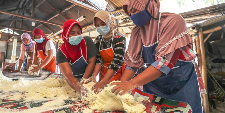 Promoting financial inclusion has expanded livelihood opportunities, including for women entrepreneurs. Photo credit: ADB.