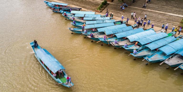 Major rivers in Southeast Asia are lifelines for food production, livelihoods, and local economies. Photo credit: ADB.