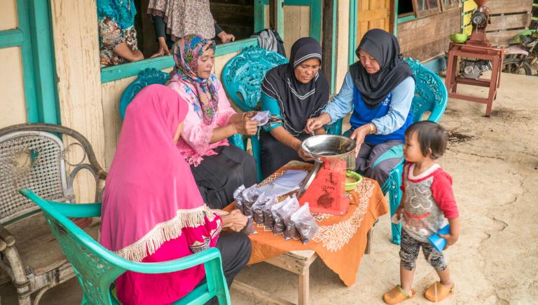 Sex-disaggregated portfolio data helps financial institutions understand how women entrepreneurs use finance, repay loans, and access services. Photo credit: ADB.