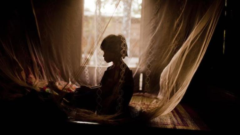 Mosquito nets protect children against malaria in Viet Nam. Photo credit: Justin Mott/ADB.