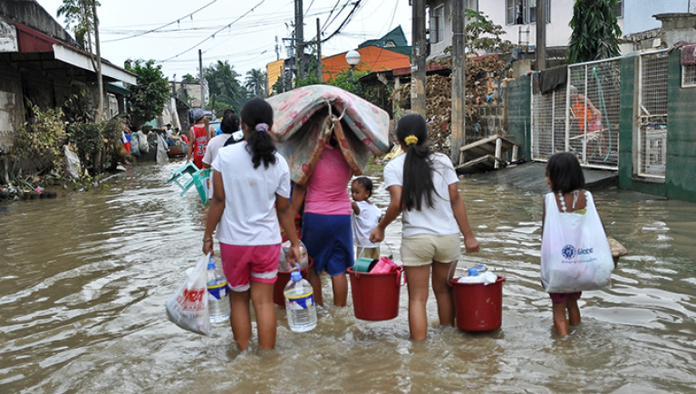 Estimated losses from extreme weather events, such as severe storms and flooding, run in the billions of dollars. Credit: ADB