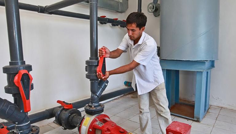 In Uzbekistan, the government is reforming the governance and management of water supply and sanitation to improve supply and delivery of services. Photo: ADB.