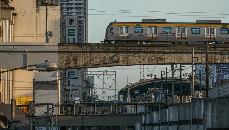 The South Commuter Railway will link to the three light rail transit lines in Metro Manila. Photo credit: Asian Development Bank.