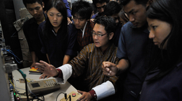 The Government of Bhutan has established training institutes across the country to offer poor but deserving students the chance to study vocational education for free. Photo Credit: ADB