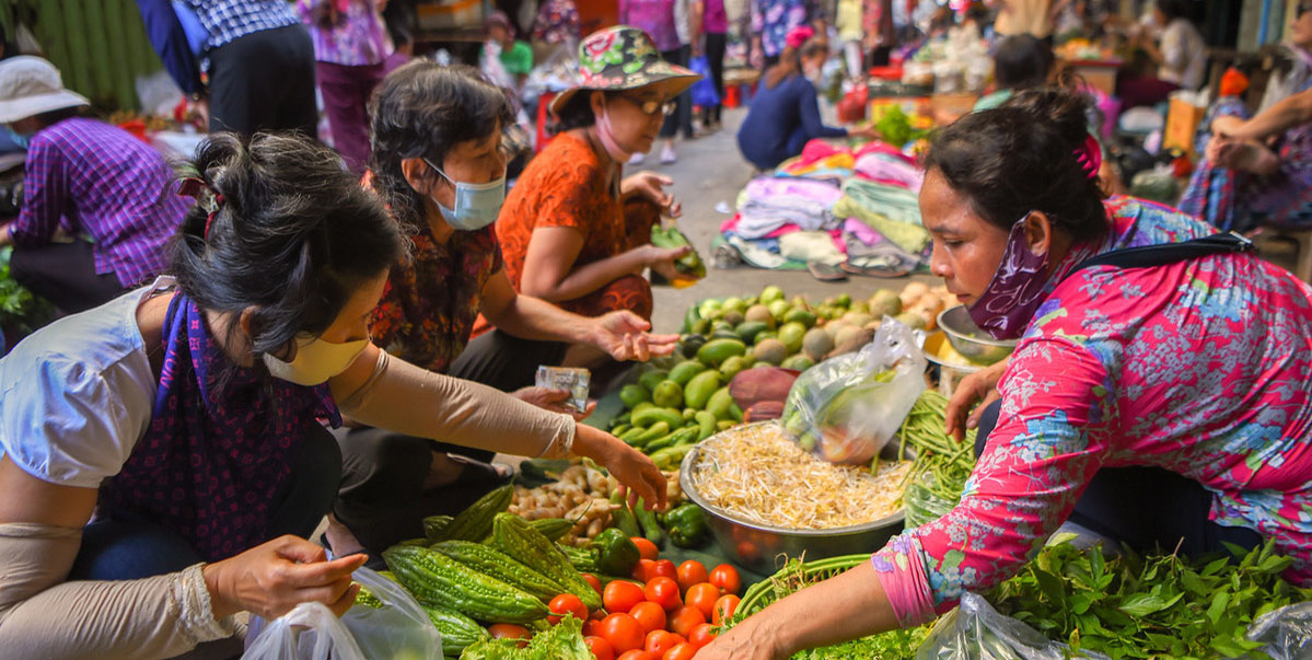 The pandemic has disrupted food supply chains, causing prices to surge. Photo credit: ADB.