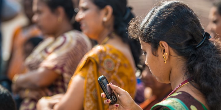More people have a mobile phone than a bank account. Photo credit: ADB.