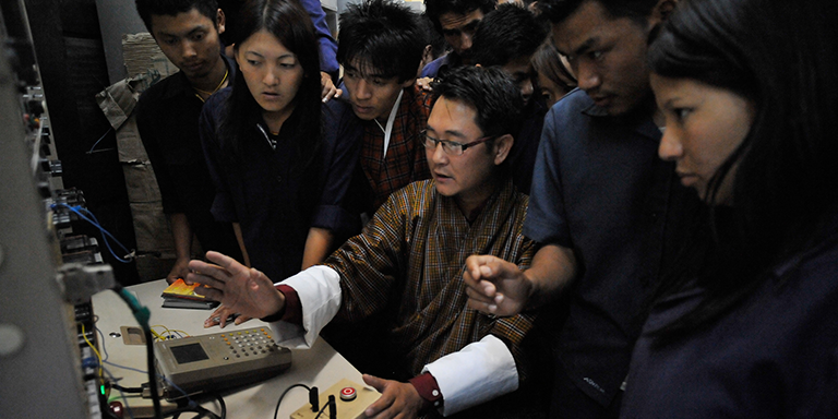 The Government of Bhutan has established training institutes across the country to offer poor but deserving students the chance to study vocational education for free. Photo Credit: ADB
